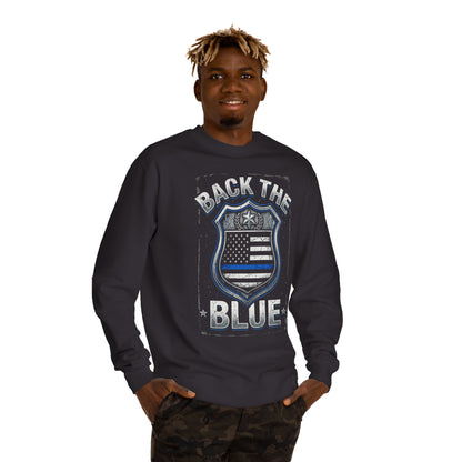 Back the Blue Sweatshirt — Police Support Crewneck