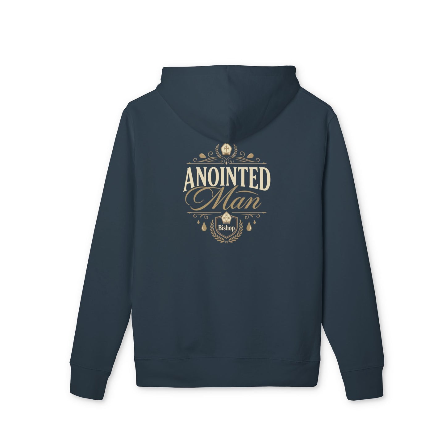 Anointed Man Hoodie — Vintage Faith Graphic Pullover