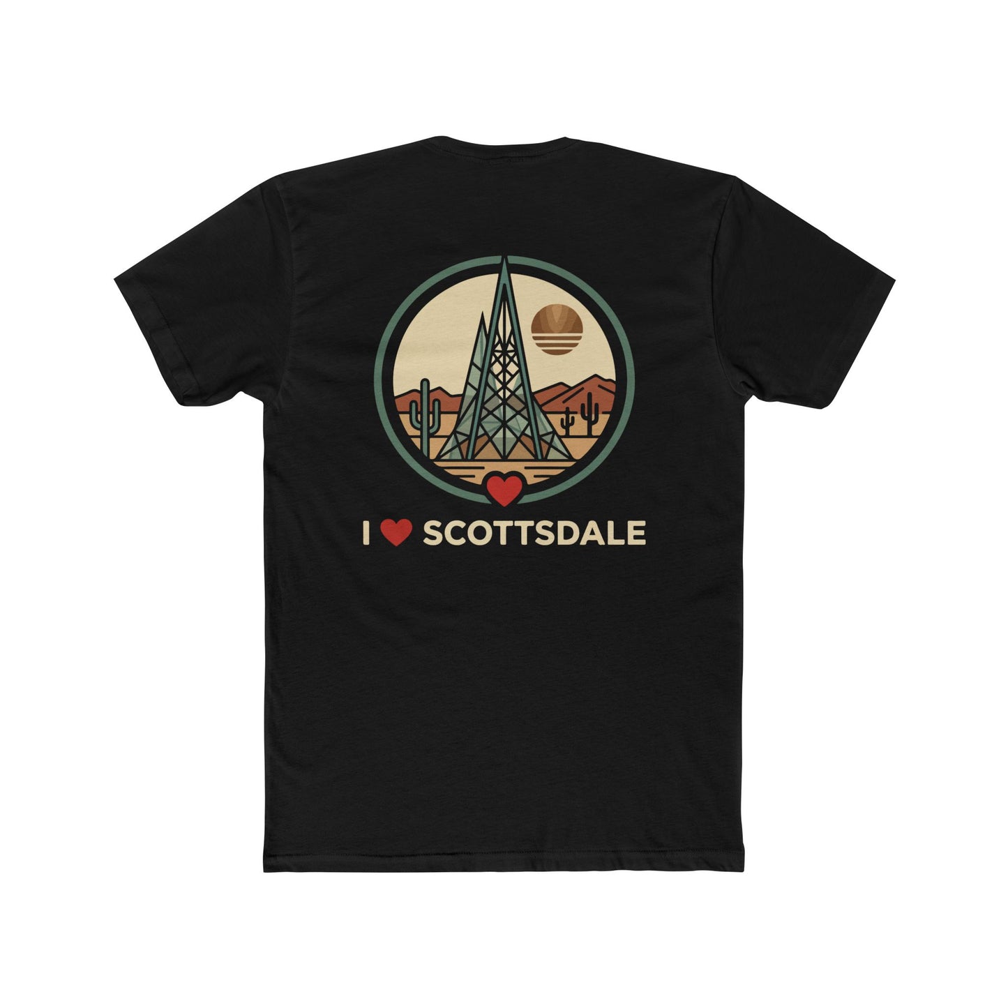 Scottsdale Retro Desert Tee — I  Scottsdale Graphic T-Shirt