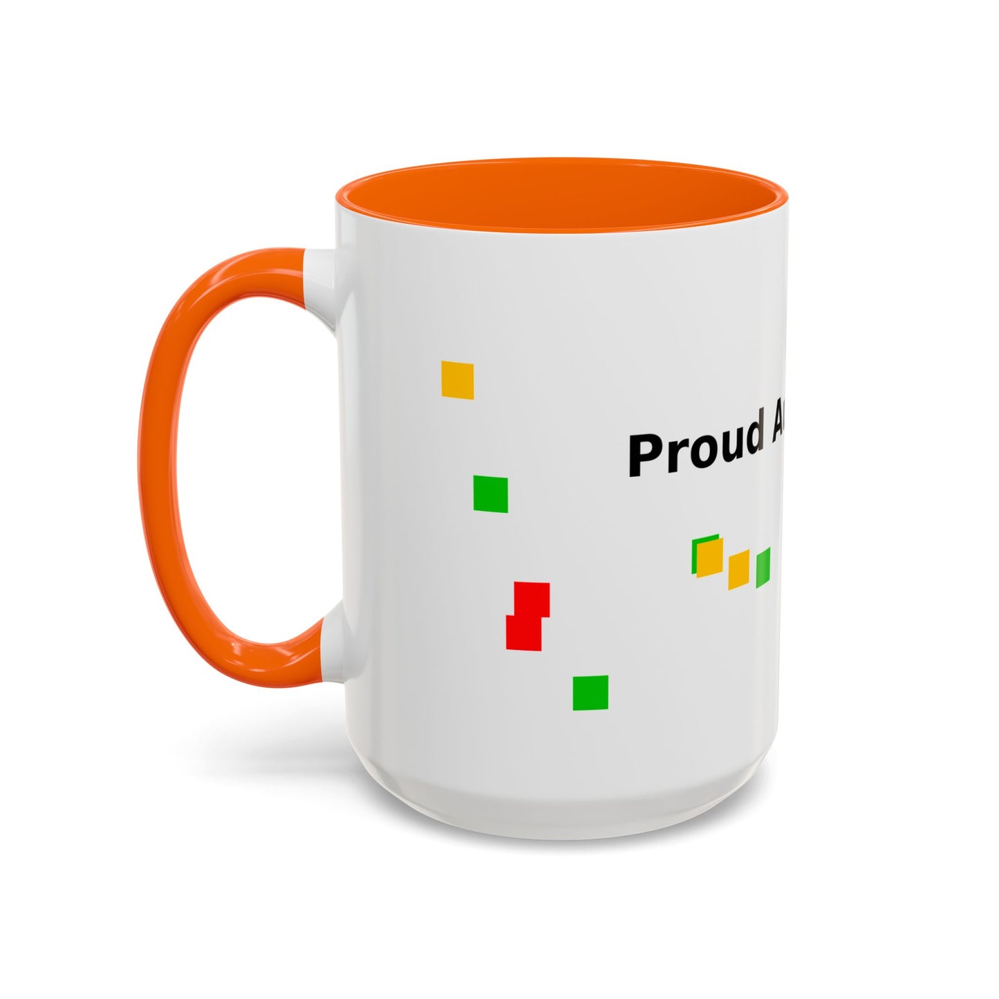 Autism Proud Mom Accent Coffee Mug – 11/15oz Color Accent