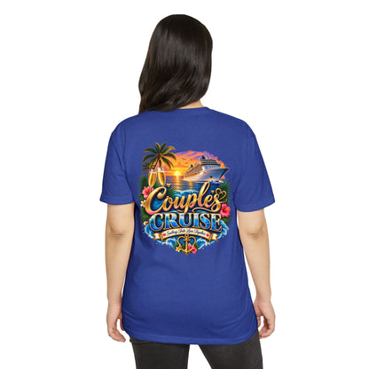 Couples Cruise T-Shirt — Tropical Cruise Vacation Graphic Tee