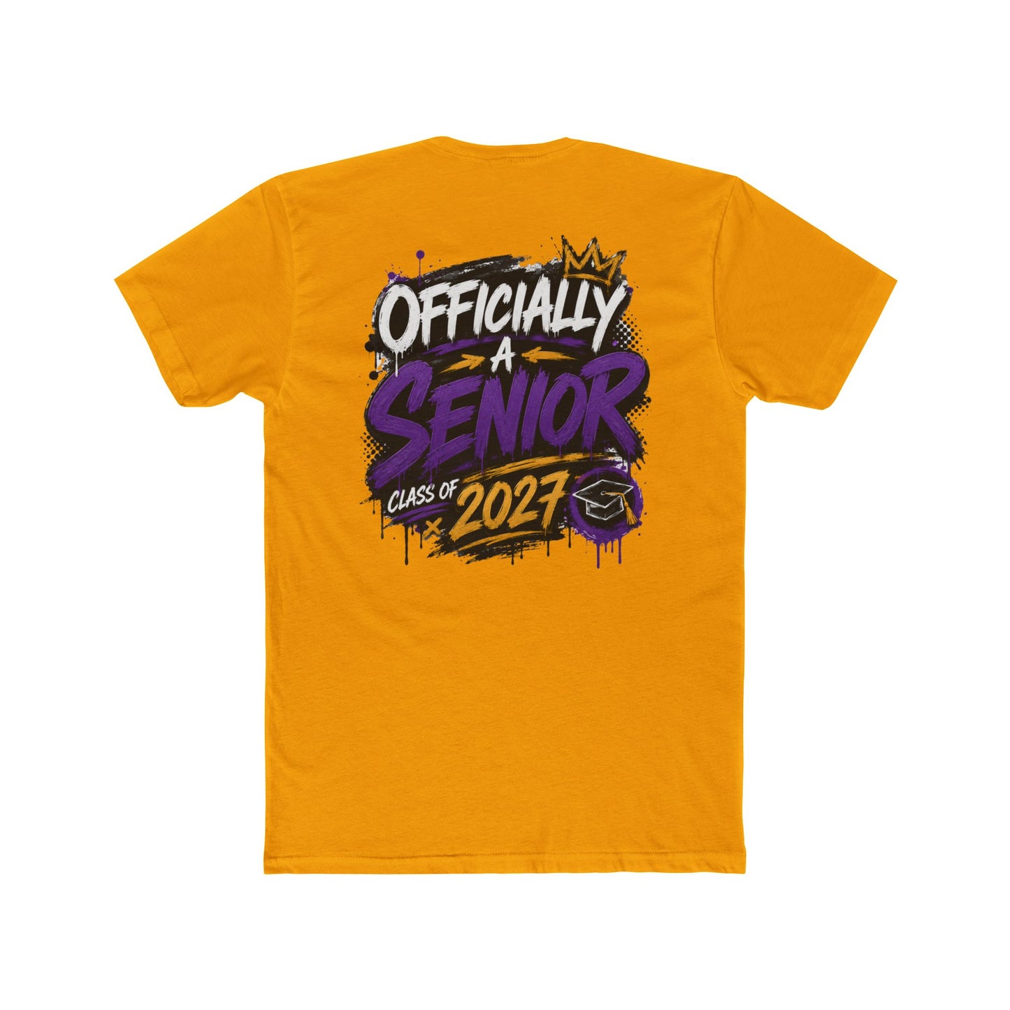 Officially A Senior Class of 2027 T-Shirt — Graduation Tee for High School Seniors