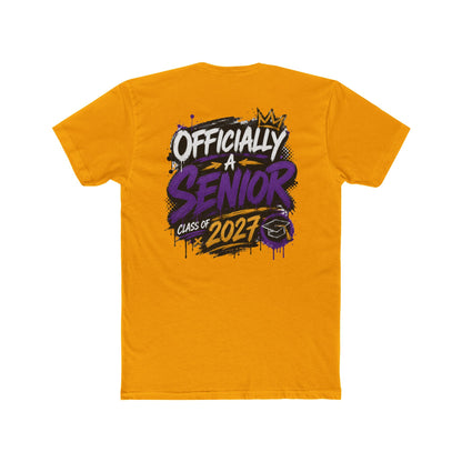 Officially A Senior Class of 2027 T-Shirt — Graduation Tee for High School Seniors