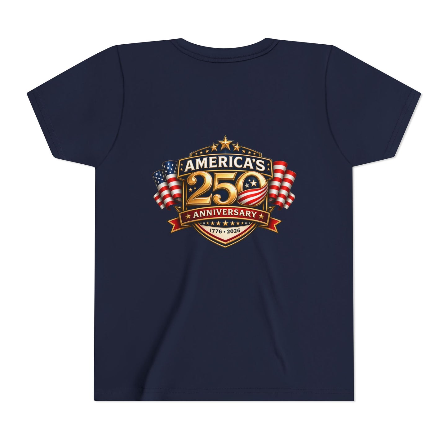 America's 250th Anniversary Youth Tee - Patriotic 1776–2026 Celebration Shirt