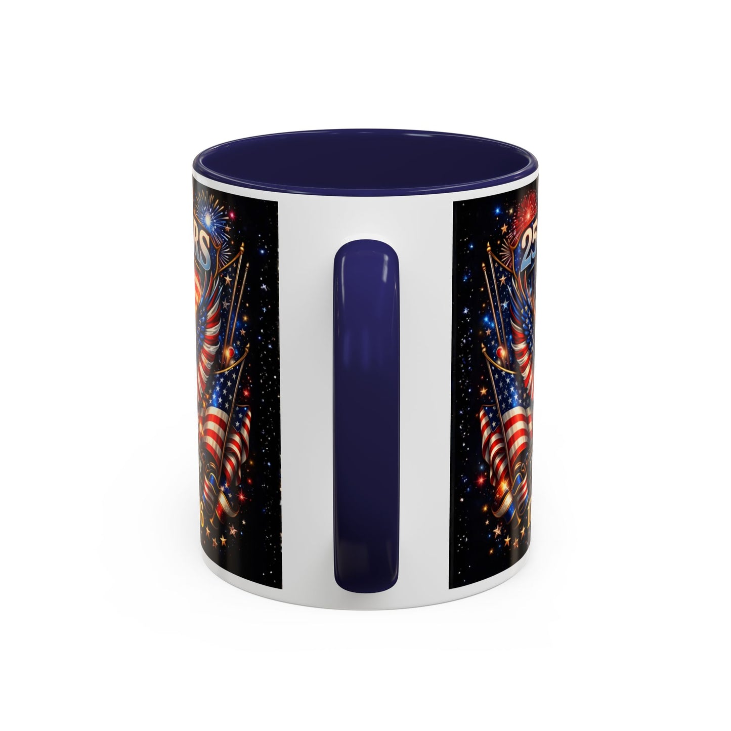 250 Years Patriotic Coffee Mug — In God We Trust 1776–2026