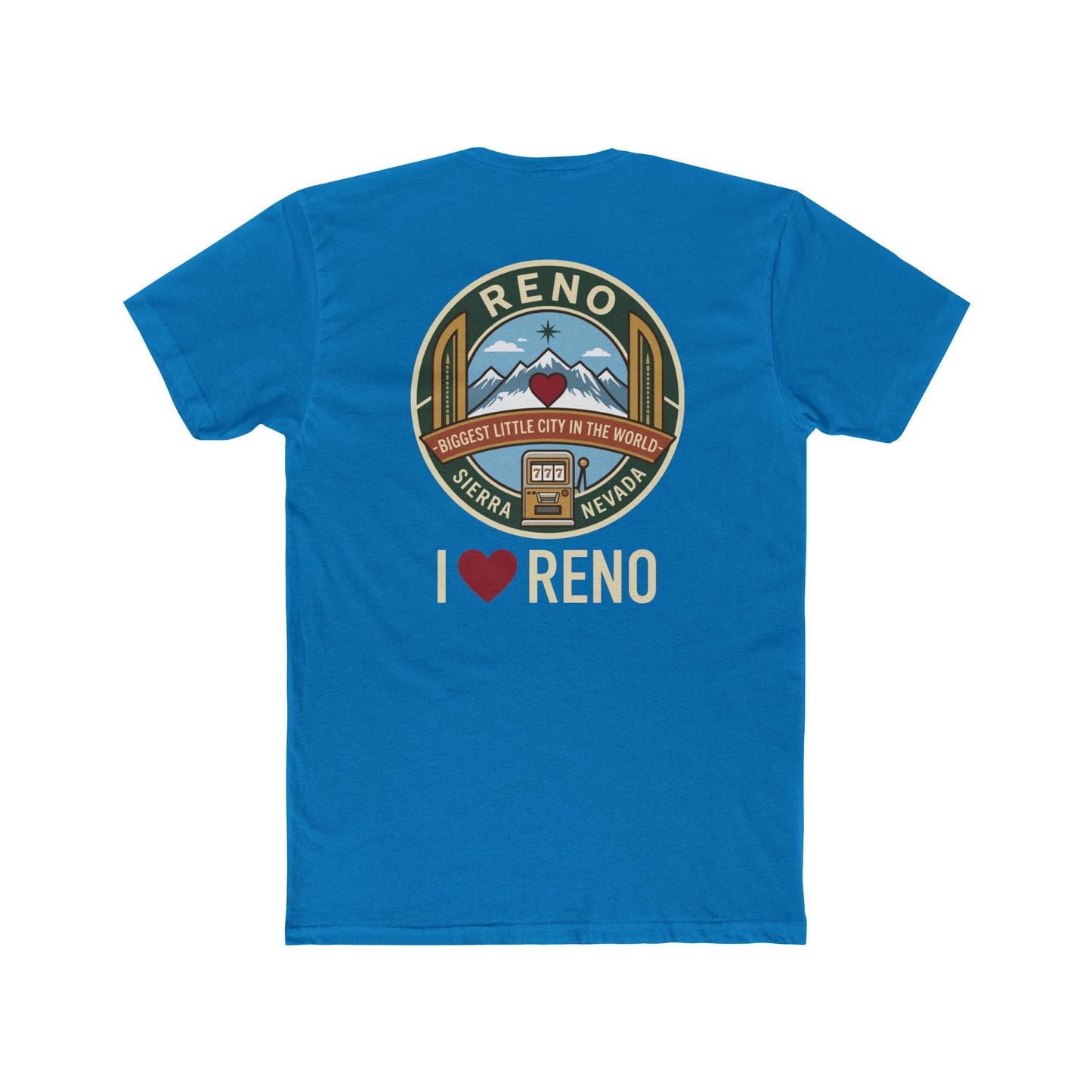 Reno Vintage Badge T-Shirt — I  Reno Retro Cityscape Tee