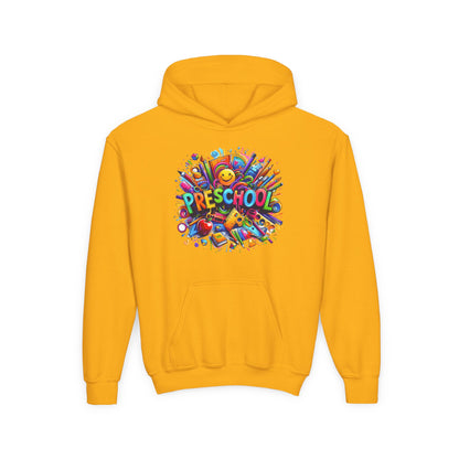 Preschool Kids Hoodie — Colorful Back-to-School Preschool Design