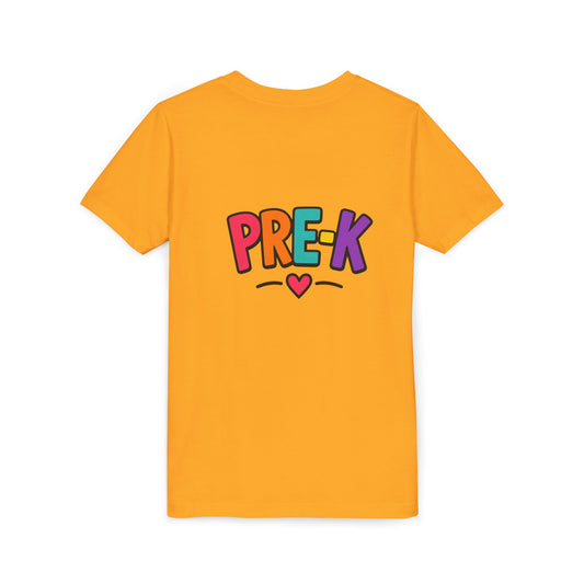 Pre-K Kids Tee — Colorful Heart Preschool Shirt for Boys & Girls