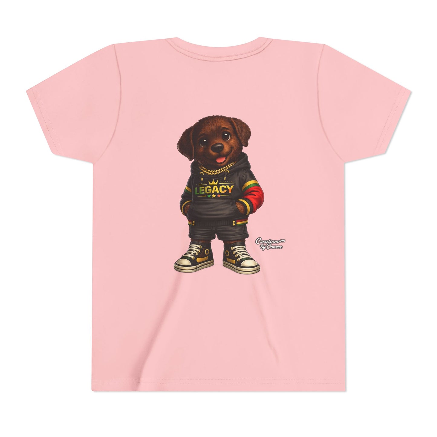 Youth Dog Tee — 'Legacy' Streetwear Puppy Graphic Shirt
