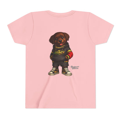 Youth Dog Tee — 'Legacy' Streetwear Puppy Graphic Shirt