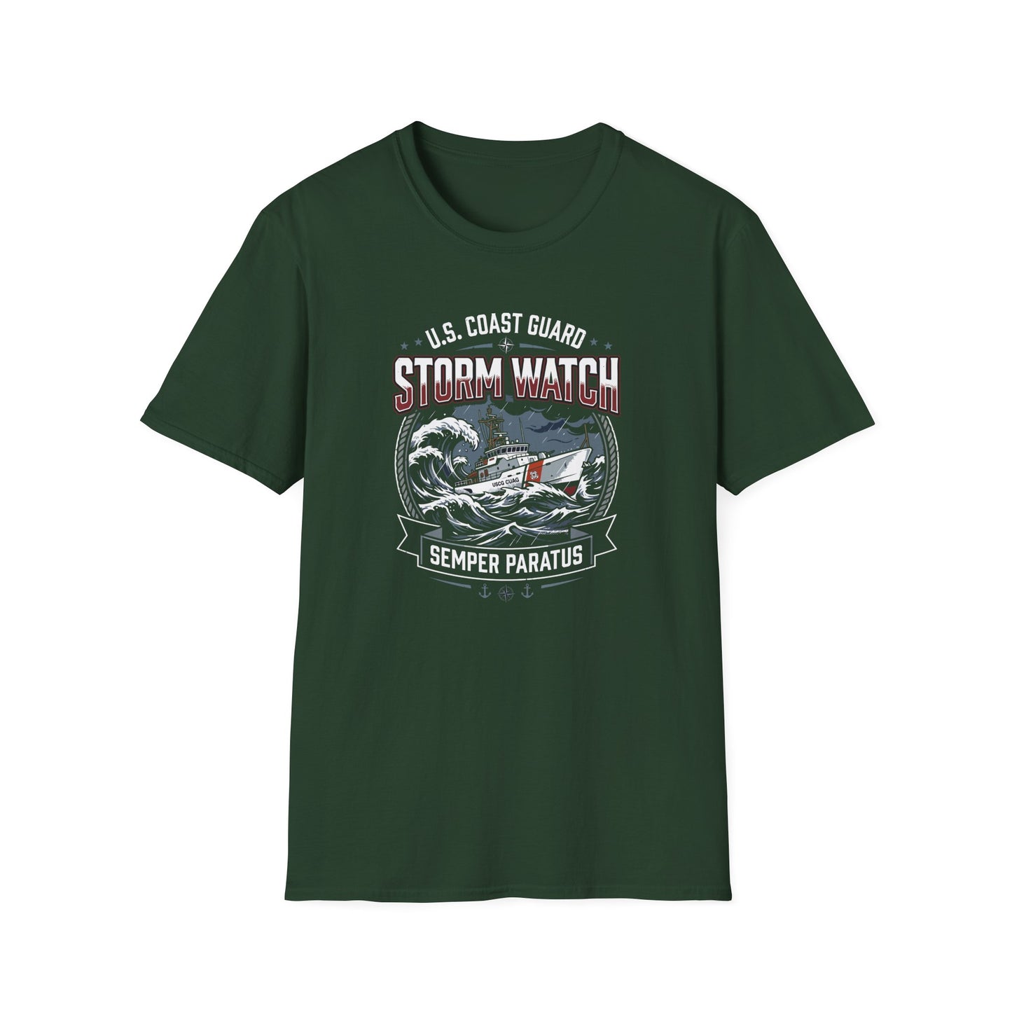 U.S Coast Guard Storm Watch Semper Paratus T-Shirt
