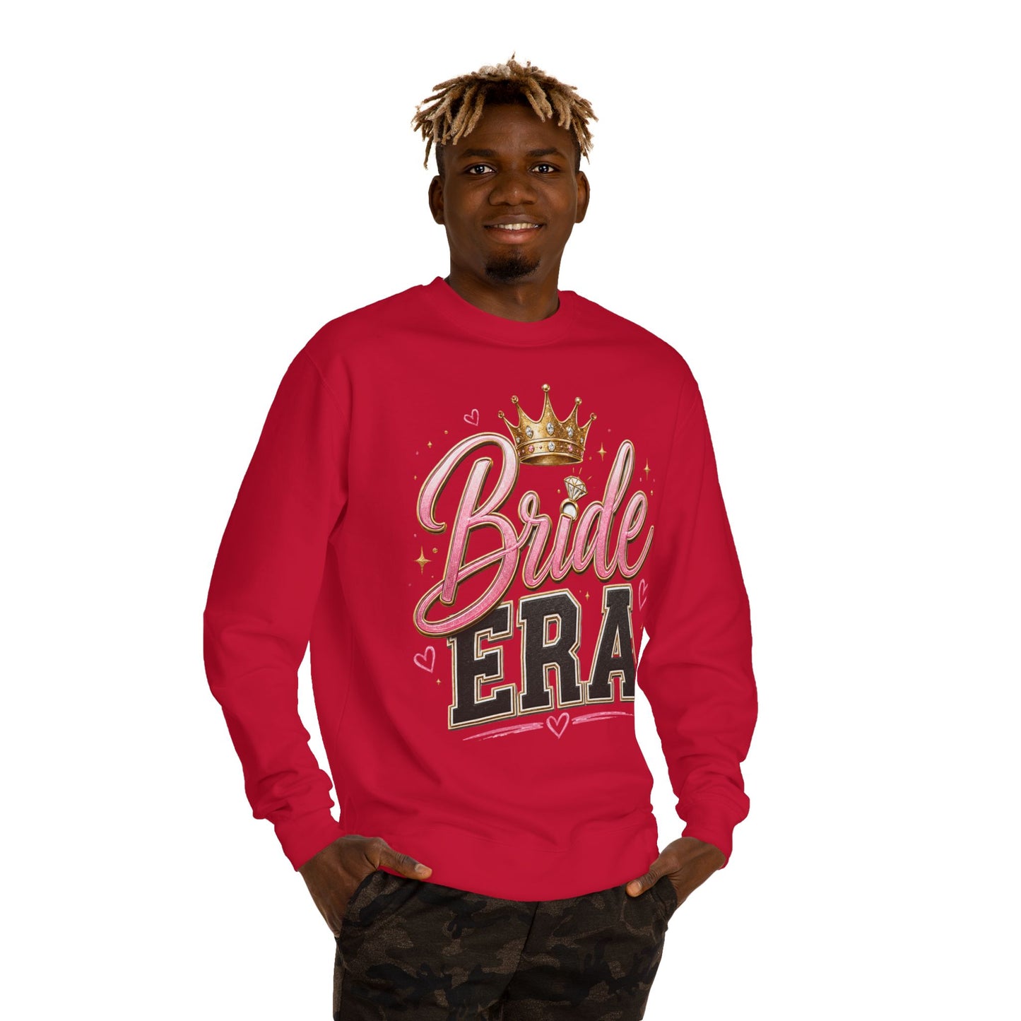 Bride Era Sweatshirt — Bachelorette Crewneck with Crown Graphic
