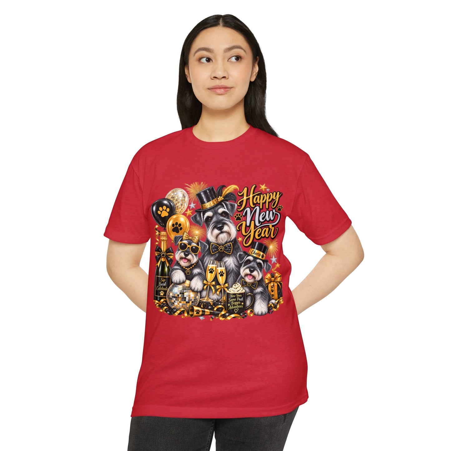 Happy Mew Year T-Shirt — Cute Cats New Year Celebration Tee