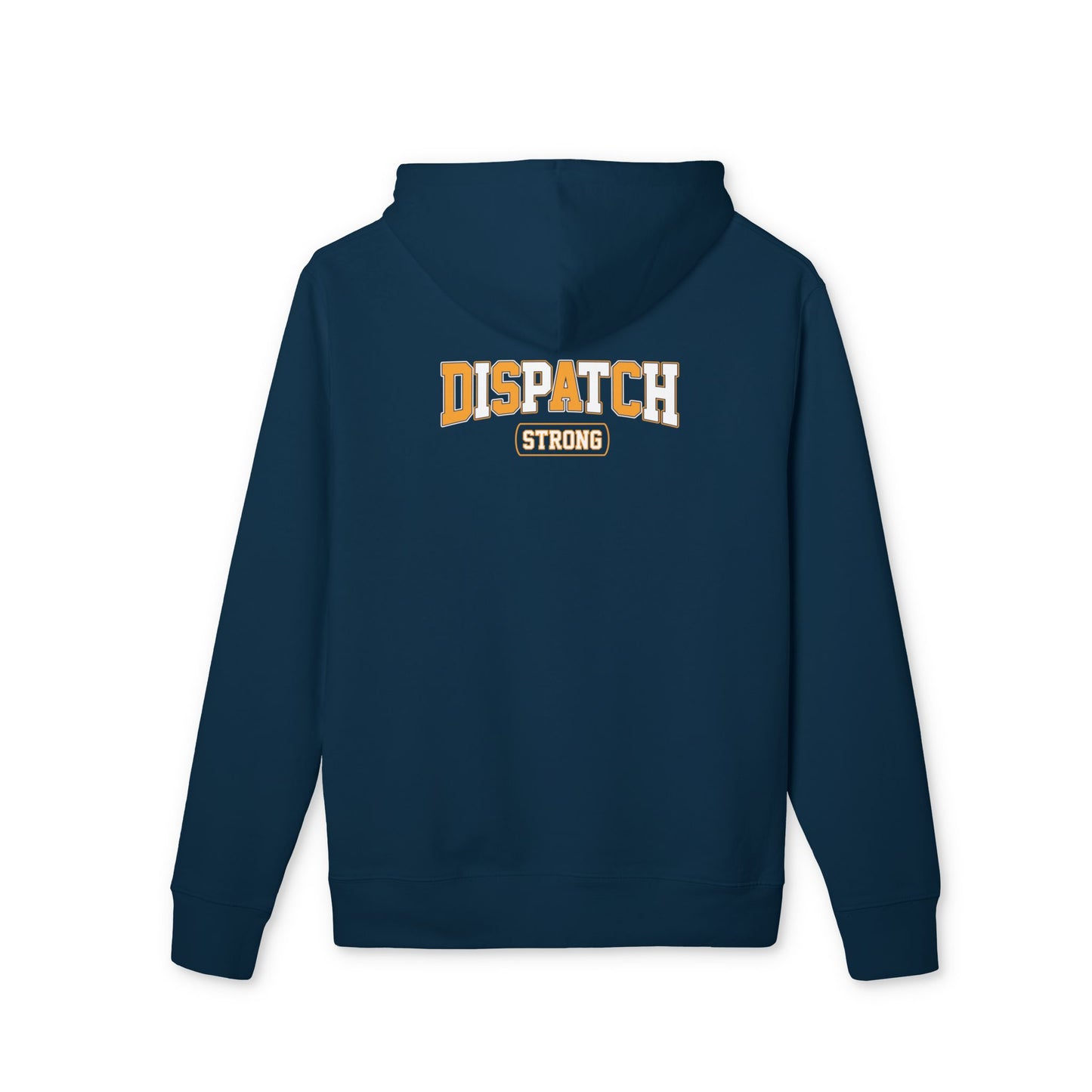 Dispatch Strong Hoodie — Retro Varsity Logo Pullover