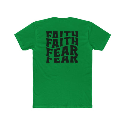 Faith Over Fear T‑Shirt — Bold Retro Typography Spiritual Tee