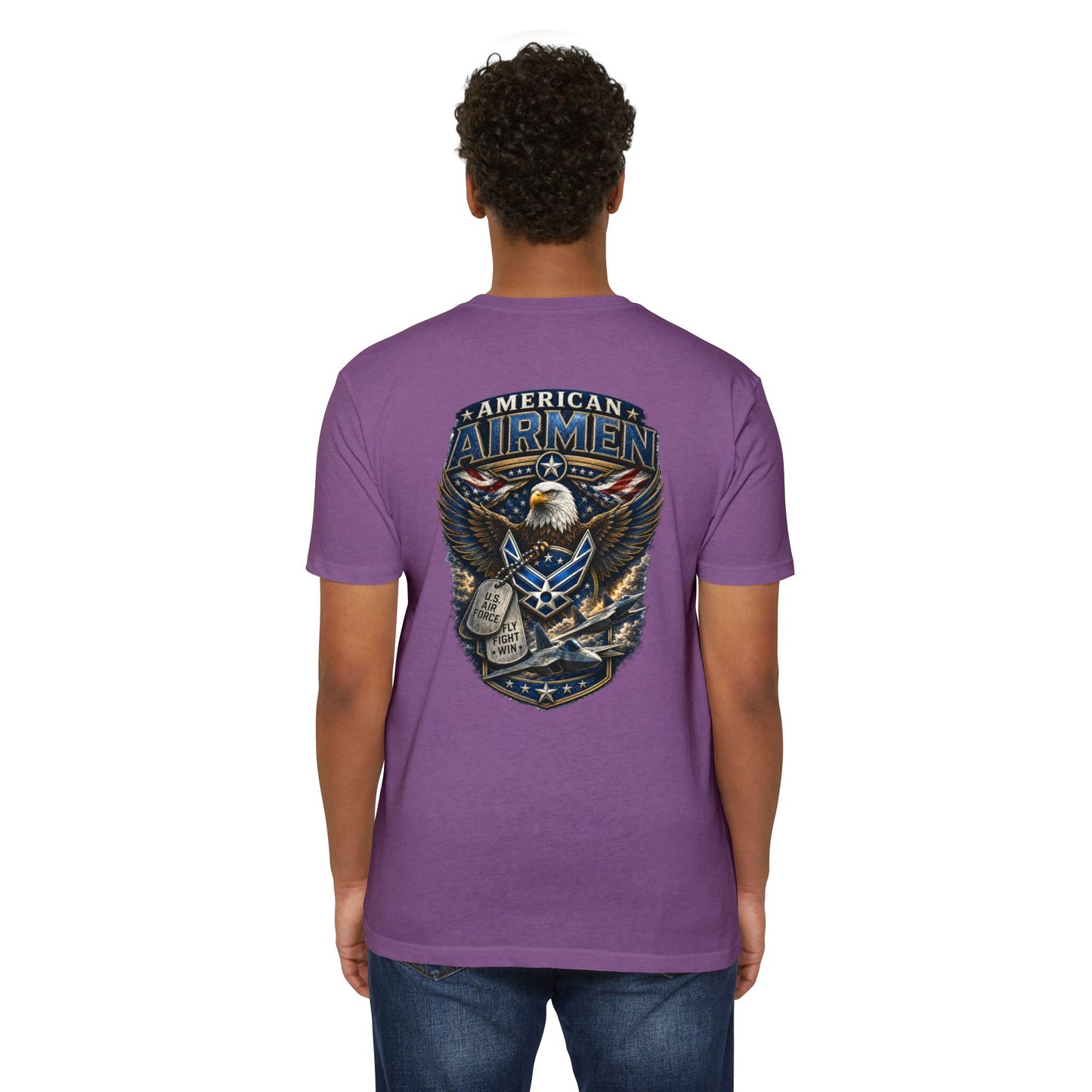 American Airmen Eagle T-Shirt — Patriotic USA Air Force Graphic Tee
