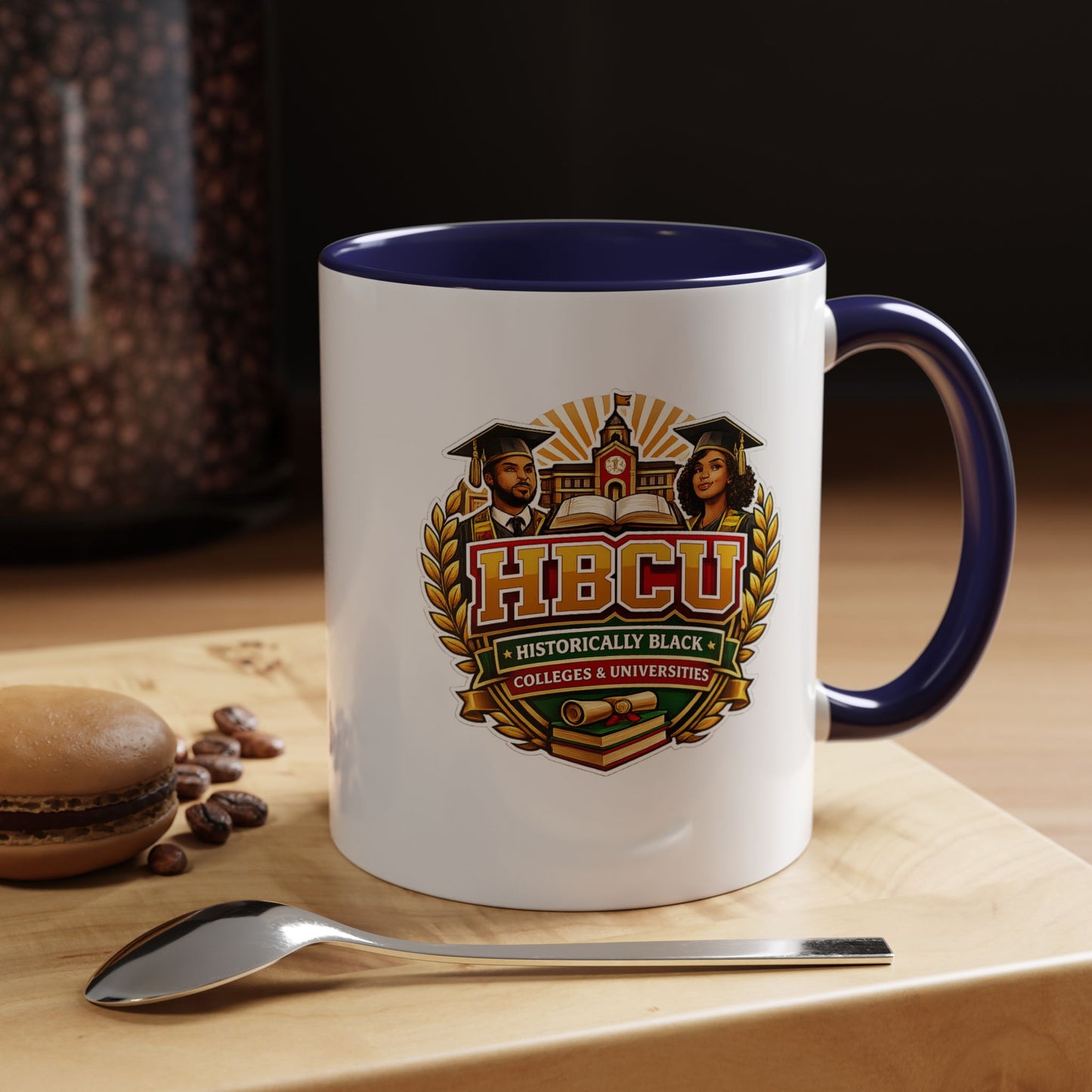 HBCU Pride Accent Coffee Mug — Historically Black Colleges & Universities Graduation Gift