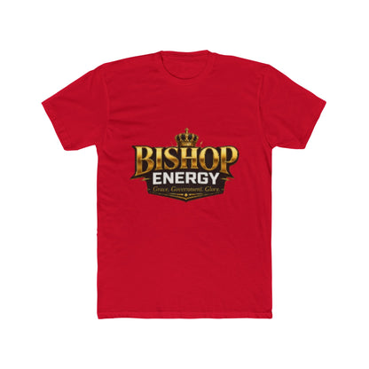 Bishop Energy Graphic Tee — Bold Gold Crown Logo T-Shirt