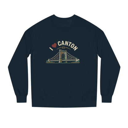 I  Canton Crewneck Sweatshirt — Canton Bridge Graphic Pullover