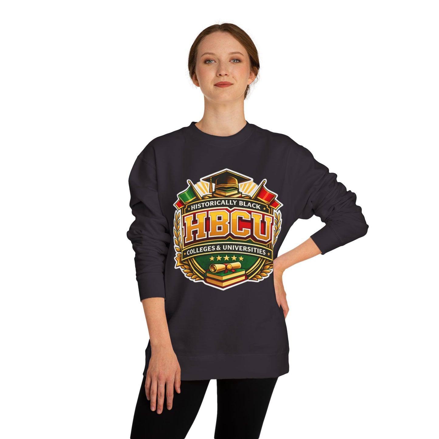 HBCU Crest Sweatshirt — Historically Black Colleges & Universities Crewneck