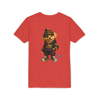 Youth Bear Graphic Tee – "I Love My Culture" Urban Streetwear