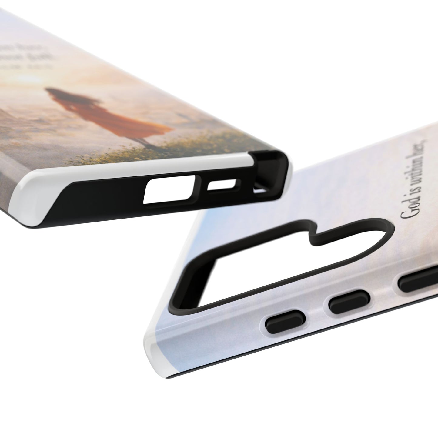 Inspirational Psalm 46:5 Phone Case — 'God is within her, she will not fall' Christian Phone Cover
