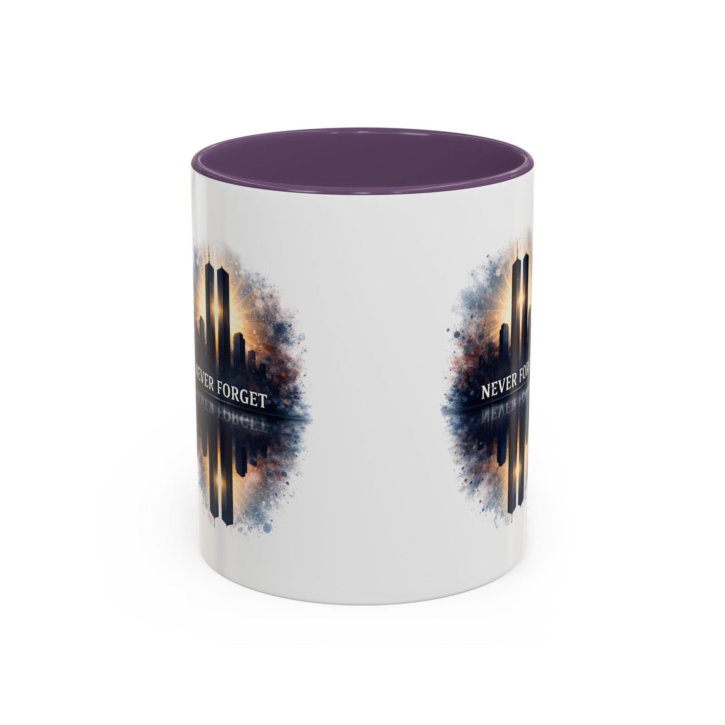 Never Forget 9/11 Memorial Accent Coffee Mug (11/15oz)