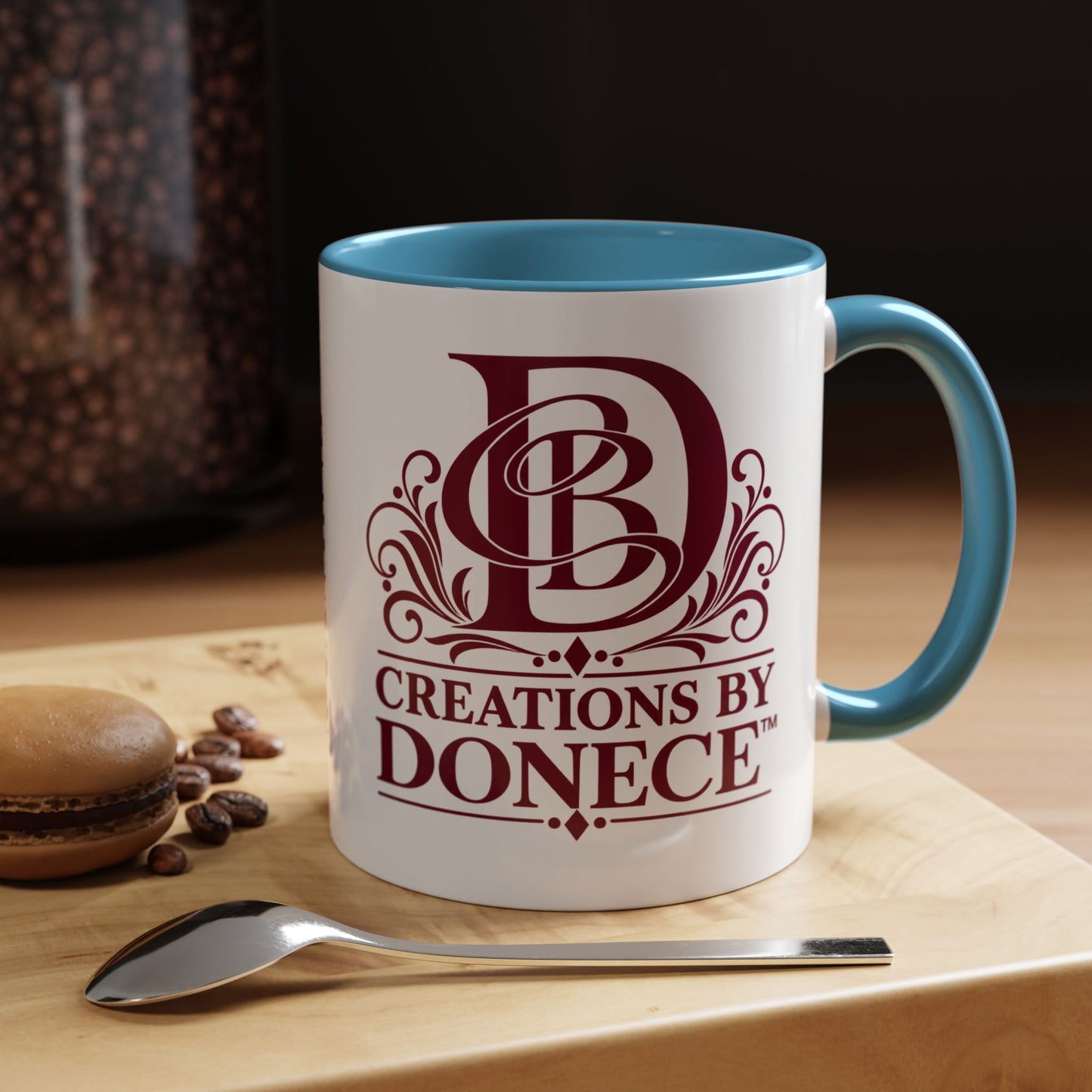 Creations by Donece Logo Accent Coffee Mug (11/15oz)