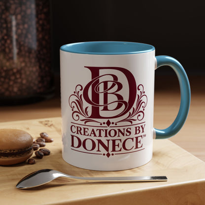 Creations by Donece Logo Accent Coffee Mug (11/15oz)
