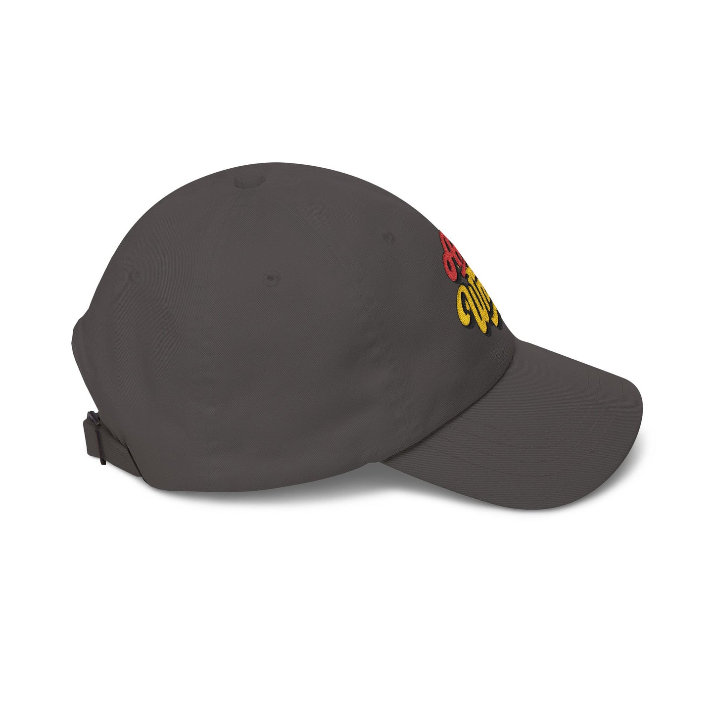 Dad Cap — 'And Now What' Retro Script Embroidered Baseball Hat