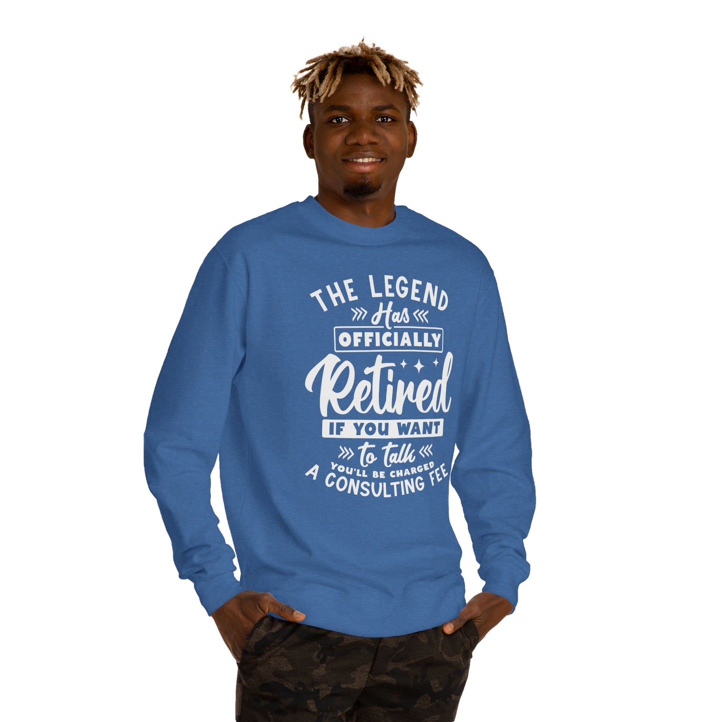 Retired Legend Sweatshirt — "The Legend Has Officially Retired" Retirement Gift