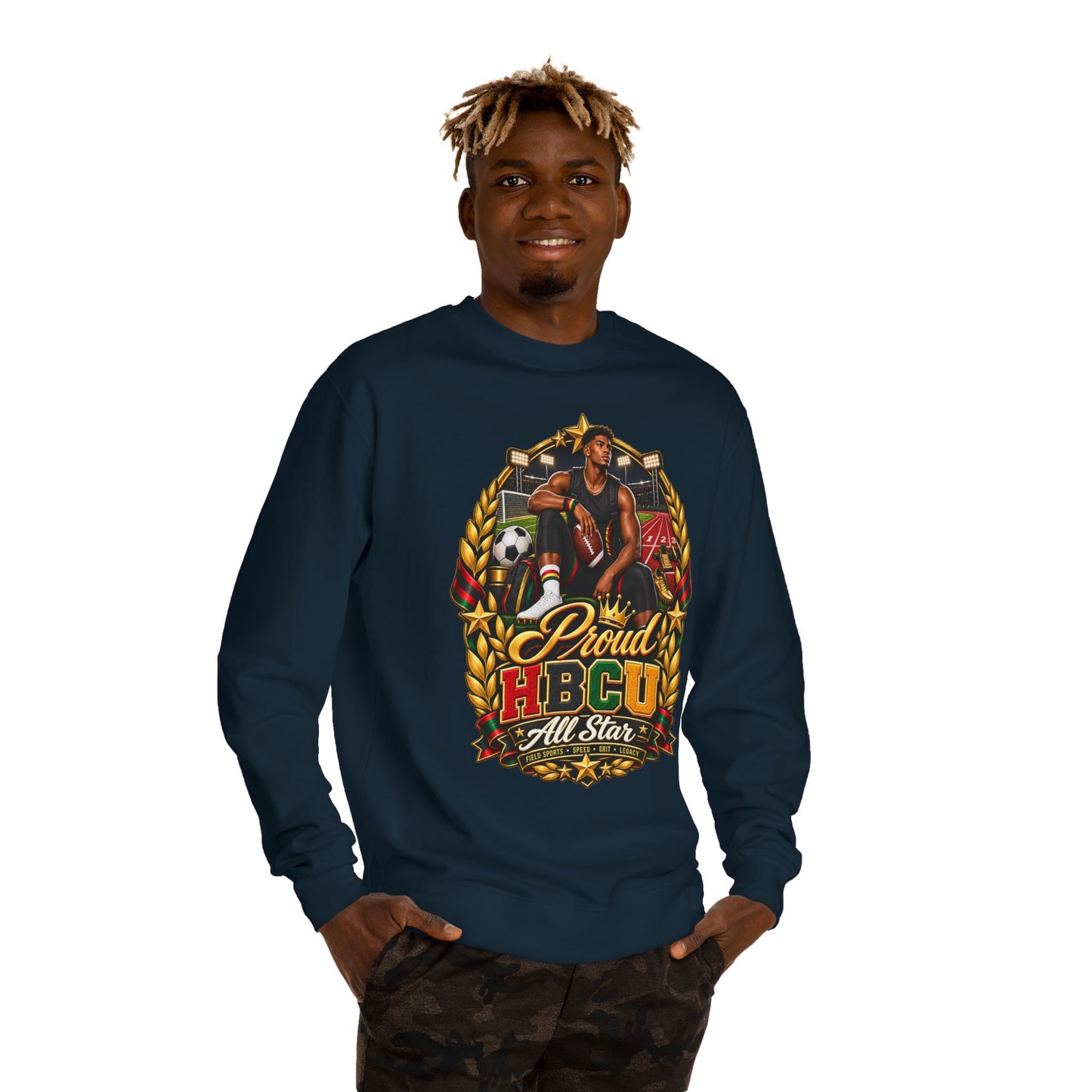 HBCU All Star Sweatshirt — Proud HBCU Crewneck