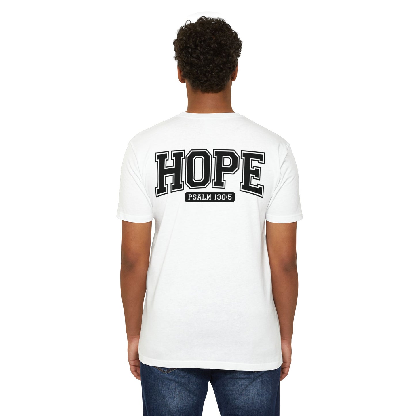 Hope Psalm 130:5 T-Shirt — Inspirational Faith Tee