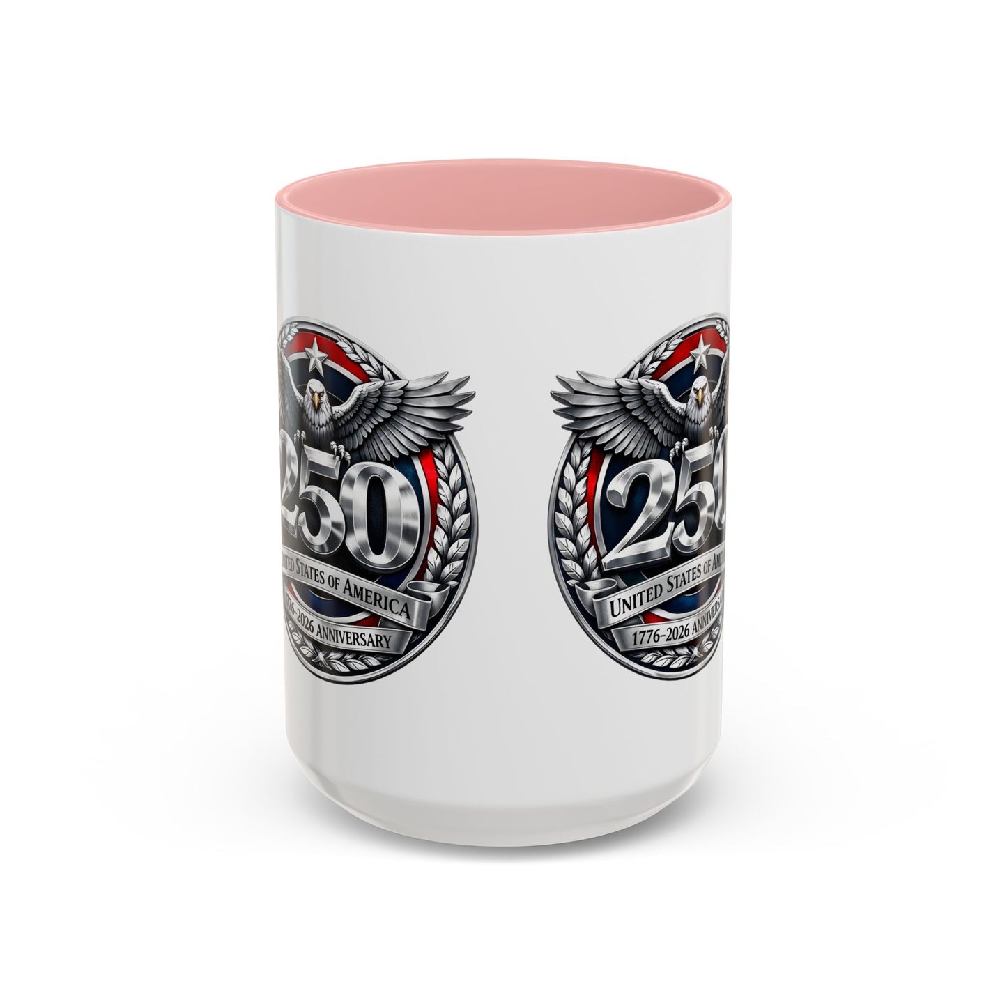 250th USA Bicentennial Eagle Coffee Mug — 1776–2026 Anniversary Accent Mug
