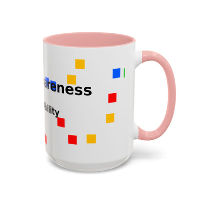 Autism Awareness Accent Mug - "See the Ability" Coffee Cup