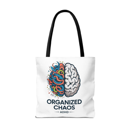 ADHD Tote Bag — "Organized Chaos" Brain Design