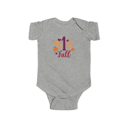 My 1st Fall Infant Bodysuit — Cute Thanksgiving/Autumn Baby Onesie