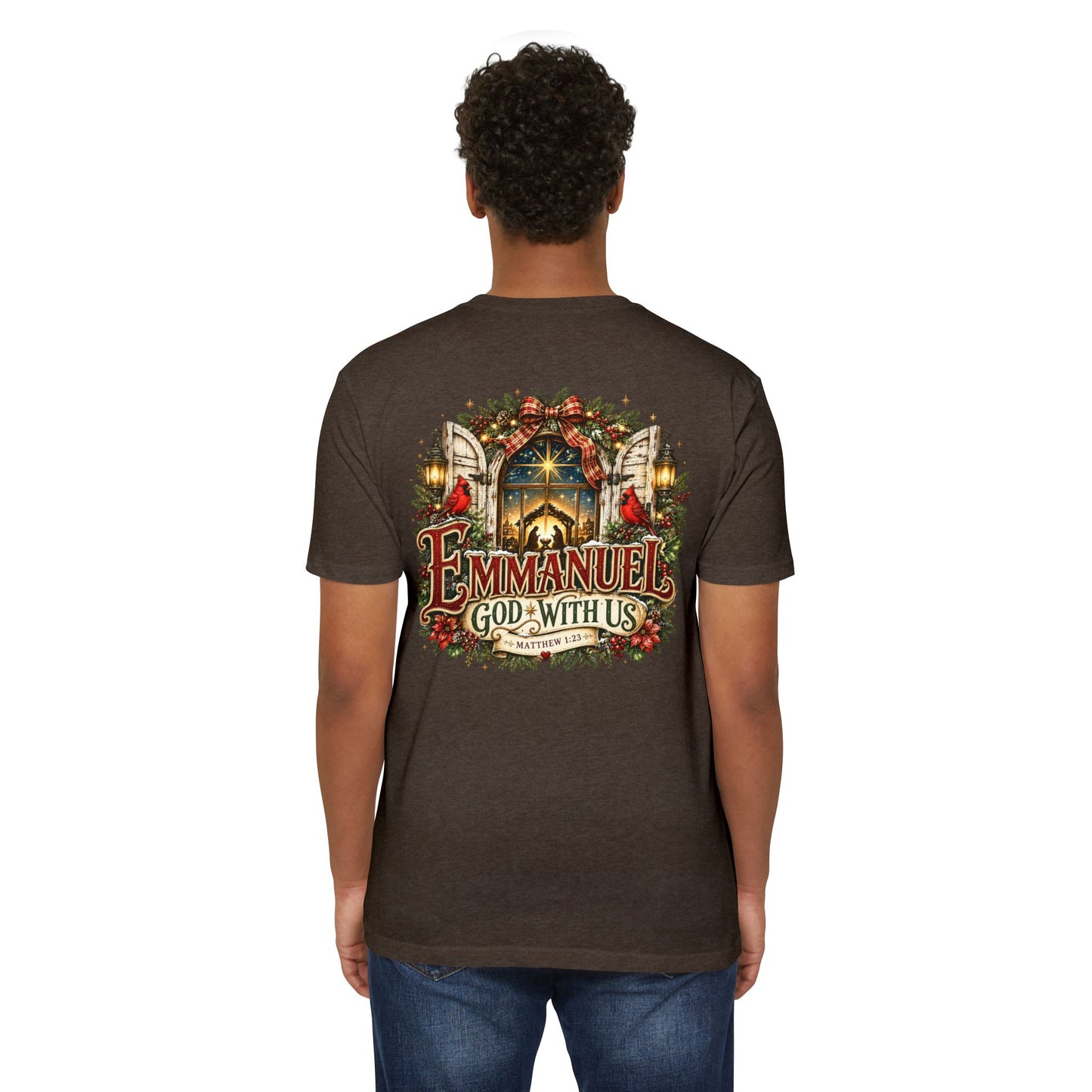 Emmanuel "God With Us" Christmas T-Shirt