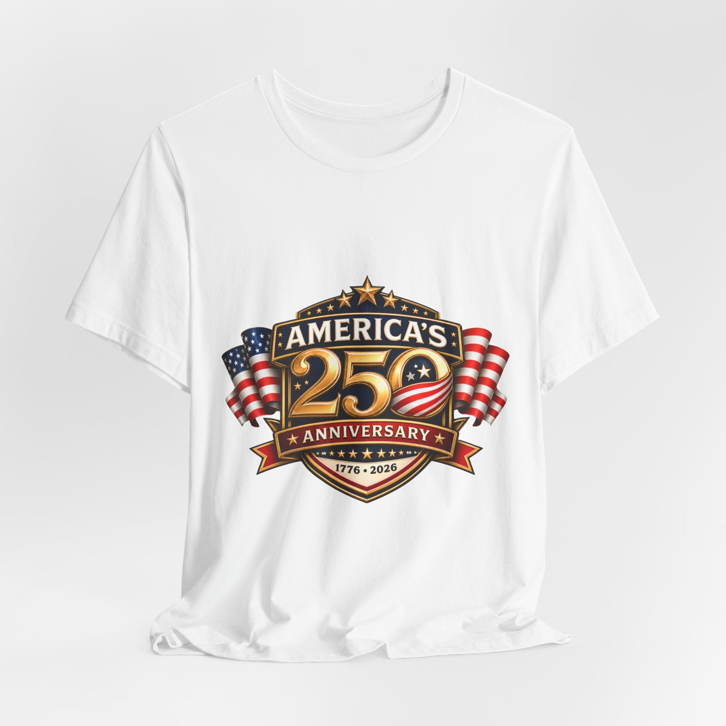 America's 250th Anniversary T-Shirt – 1776–2026 Patriotic USA Flag Tee