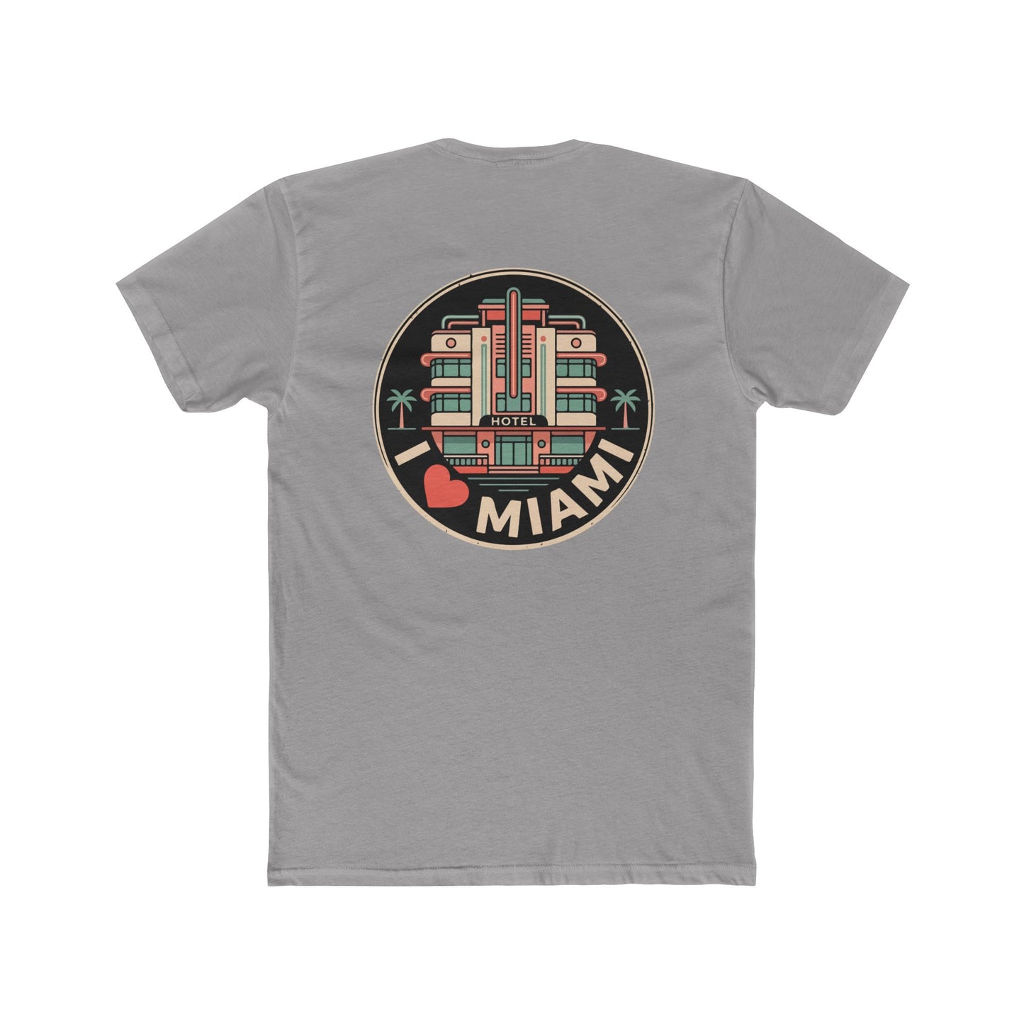 Miami Art Deco T‑Shirt — I  Miami Retro Travel Tee