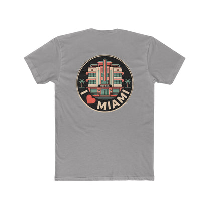 Miami Art Deco T‑Shirt — I  Miami Retro Travel Tee