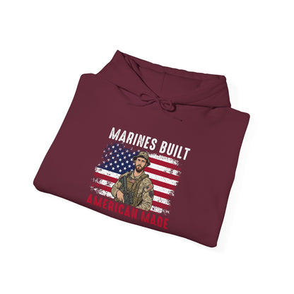 Marines Built American Made Hoodie