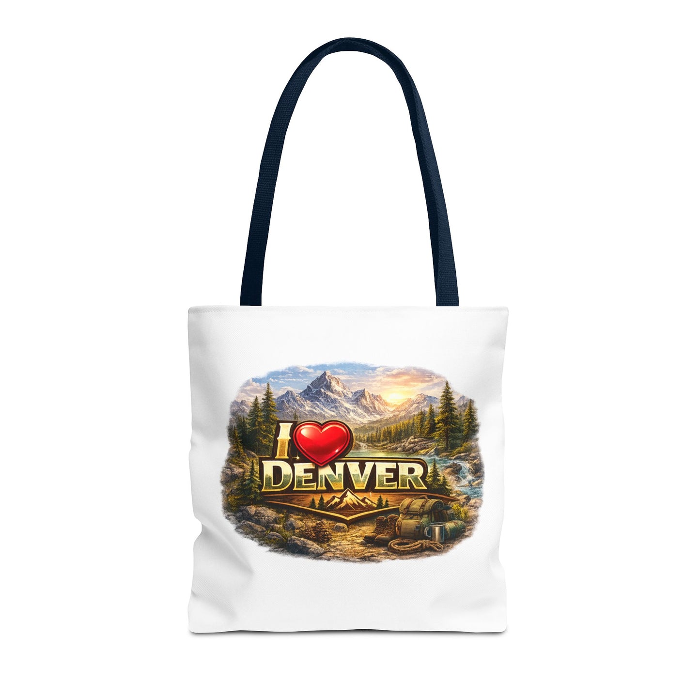 I  Denver Scenic Tote Bag — Colorado Mountain Travel Souvenir
