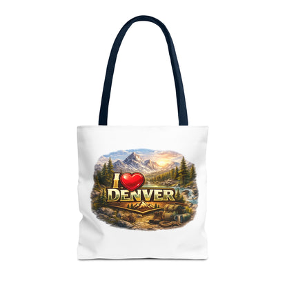 I  Denver Scenic Tote Bag — Colorado Mountain Travel Souvenir
