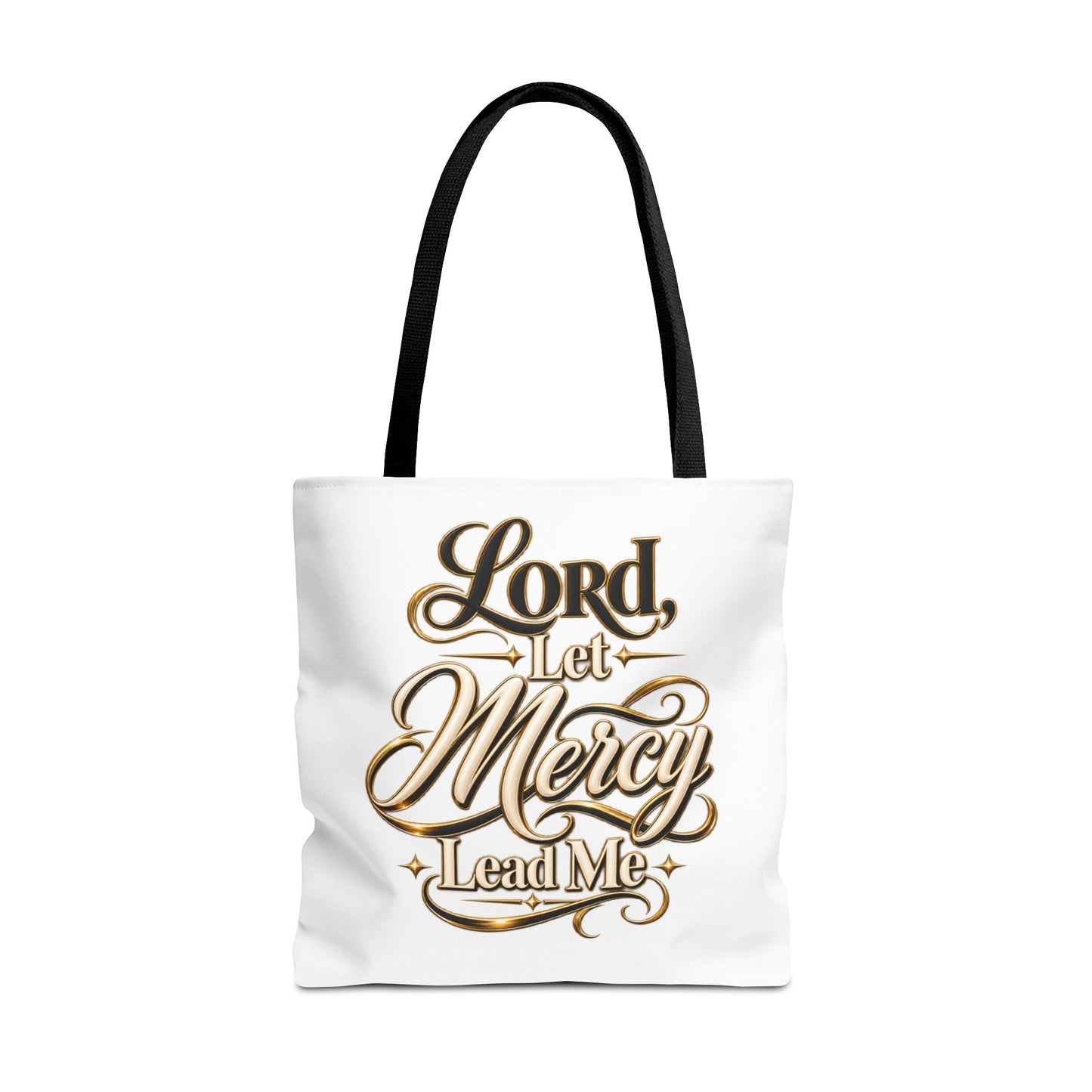 Lord, Let Mercy Lead Me Tote Bag – Inspirational Christian Canvas Tote
