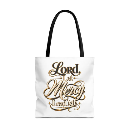 Lord, Let Mercy Lead Me Tote Bag – Inspirational Christian Canvas Tote