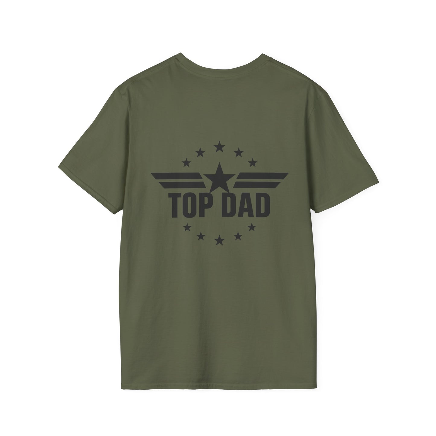 Top Dad T-Shirt — Retro Star Emblem Father's Day Tee
