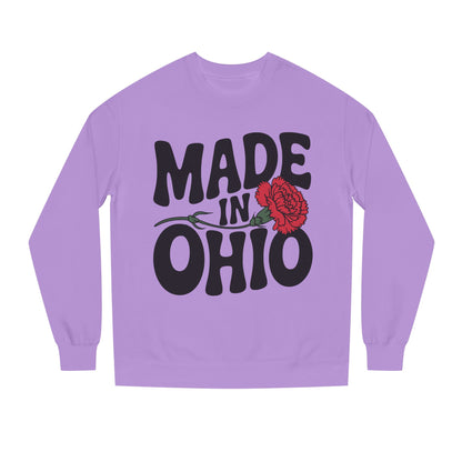 Made in Ohio Sweatshirt — Retro Floral State Pride Crewneck