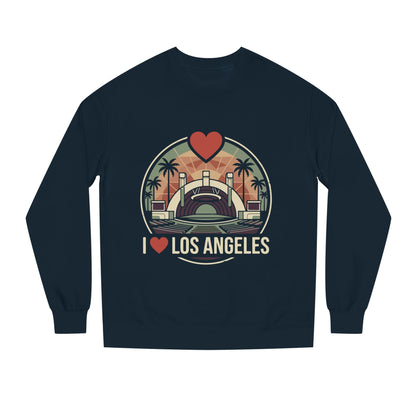 Los Angeles Crewneck Sweatshirt – I  Los Angeles Retro Cityscape