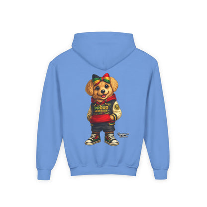 Youth Hoodie — 'Proud Heritage' Teddy Bear Streetwear Kids Pullover